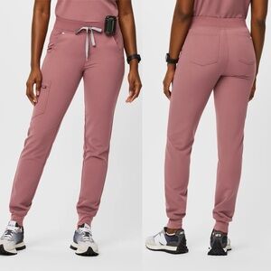 Figs Zamora Jogger Scrub Pants in Mauve | Women’s Size Small